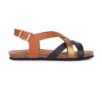 Geox J CHILENE Gir Sandal, Biscuit/Bronze, 28 EU