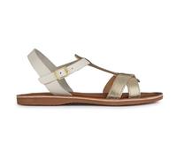 GEOX JUNIOR J SANDAL EOLIE GIRL SANDALS LT IVORY/PLATINUM 33_EU