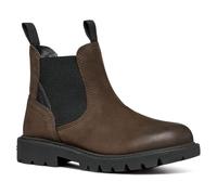 Geox J SHAYLAX Boy A Chelsea Boot, Coffee/Black, 26 EU