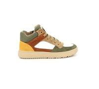 Geox JUNIOR J THELEVEN Boy MID Easy Entry Off White/DK Green 32_EU