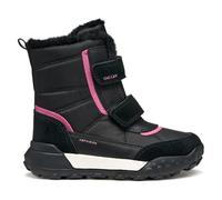 Geox JUNIOR J TREKKYUP GIRL B ABX ANKLE BOOTS BLACK/FUCHSIA 25_EU