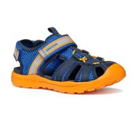 Geox J VANIETT Boy A Sandal, Royal/Orange, 24 EU