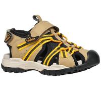 Geox J Borealis Boy B Sandal, Beige/Yellow, 28 EU