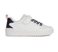 Geox J WASHIBA Boy A Sneaker, White/Navy, 28 EU