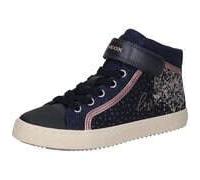 Geox J Kalispera Girl Sneaker, Navy/DK Rose, 34 EU
