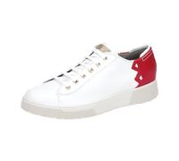 Geox Kapha Schuhe weiß rot Sneakers D15DAA für Damen, weiß, Größe 39 EU