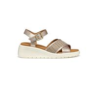 Geox Keilsandaletten "Meliconia" in Gold - Größe 38 | Damen Sandalen