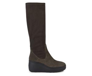 Geox Keilstiefel "Spherica Ec9" in Grau - Größe 40 | Damen Stiefel