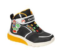Geox JUNIOR J CIBERDRON Boy MID Easy Entry Black/Yellow 27_EU
