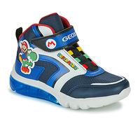 Geox Ciberdron, Kinderschuhe, Sneaker, blau marine weiß - 33