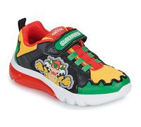 Geox J CIBERDRON Boy E Sneaker, Green/Red, 32 EU