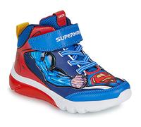 Geox Kinderschuhe J CIBERDRON BOY SUPERMAN in Blau 33