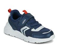 Geox J Loftus Boy B Sneaker, Navy/Red, 33 EU