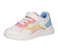 Geox Sneaker Loftus weiss/rosa/blau Mädchen, Größe Euro (US) 35 (3,5)