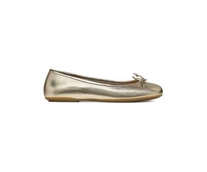 Geox Leder-Ballerinas "Palmaria" in Gold - Größe 38 | Damen Ballerinas