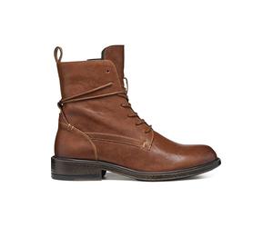 Geox Leder-Boots "Catria" in Hellbraun - Größe 36 | Damen Stiefel