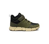 Geox Leder-Boots "Flexyper" in Khaki - Größe 31 | Kinderstiefel