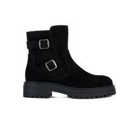 Geox Leder-Boots "Iridea" in Schwarz - Größe 40 | Damen Stiefel