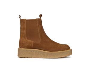 Geox Leder-Chelsea-Boots "Elidea" in Hellbraun - Größe 41 | Stiefeletten