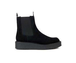 Geox Leder-Chelsea-Boots "Elidea" in Schwarz - Größe 40 | Stiefeletten