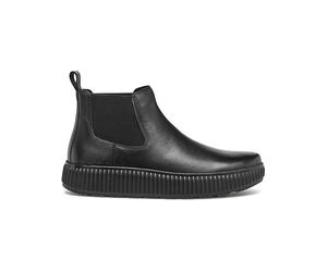 Geox Leder-Chelsea-Boots "Graisy" in Schwarz - Größe 39 | Stiefeletten