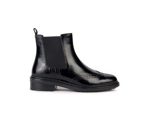 Geox Leder-Chelsea-Boots "Walk Pleasure" in Schwarz - Größe 39 | Stiefeletten