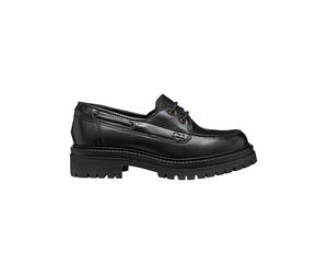 Geox Leder-Mokassins "Iridea" in Schwarz - Größe 40 | Damen Schuhe Halbschuhe