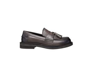 Geox Leder-Mokassins "Serilda" in Braun - Größe 39 | Damen Schuhe Halbschuhe