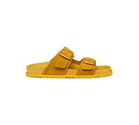Geox Leder-Pantoletten "Sandybett" in Orange - Größe 39 | Damen Pantoletten