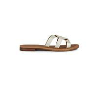 Geox Leder-Pantoletten "Sozy" in Gold - Größe 37,5 | Damen Pantoletten