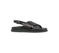 Geox Leder-Sandalen "Adelash" in Schwarz - Größe 38 | Damen Sandalen