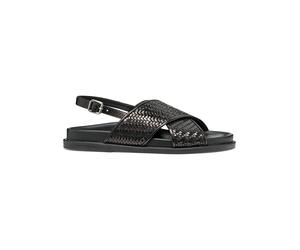 Geox Leder-Sandalen "Adelash" in Schwarz - Größe 38 | Damen Sandalen