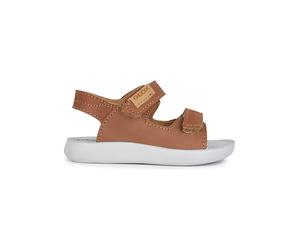 Geox Leder-Sandalen "Lightfloppy" in Hellbraun - Größe 26 | Babysandalen