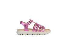 Sandale GEOX "J SANDAL SOLEIMA GIR" Gr. 32, pink (fuchsia) Kinder Schuhe Sommerschuh, Riemchensandale, Sandalette, mit Schnallenverschluss (47060233-32)