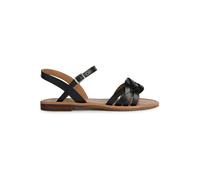 Geox Leder-Sandalen "Sozy" in Schwarz - Größe 39 | Damen Sandalen