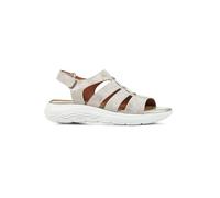 Geox Leder-Sandalen "Spherica" in Beige - Größe 39 | Damen Sandalen