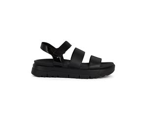 Geox Leder-Sandalen "Xand 2.1S" in Schwarz - Größe 38 | Damen Sandalen