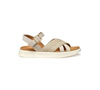 Geox Leder-Sandalen "Xand" in Beige - Größe 38 | Damen Sandalen