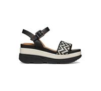 Geox Leder-Sandaletten "Gardenia" in Schwarz - Größe 41 | Damen Sandalen