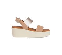 Geox Leder-Sandaletten "Xand" in Beige - 39% | Größe 39 | Damen Sandalen