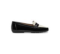 Geox Leder-Slipper "Annytah Moc" in Schwarz - Größe 38 | Damen Schuhe Halbschuhe
