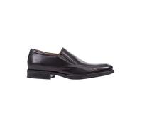 Geox Leder-Slipper "Federico" in Schwarz - Größe 45 | Damen Schuhe Halbschuhe
