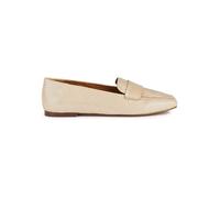 Geox Leder-Slipper "Marsilea" in Beige - Größe 38,5 | Damen Schuhe Halbschuhe