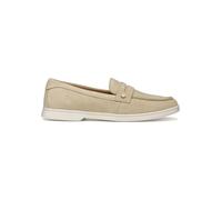 Geox Leder-Slipper "Xand 3" in Creme - Größe 39 | Damen Schuhe Halbschuhe