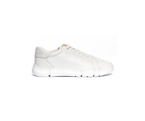 Geox Leder-Sneakers "Adacter" in Weiß - Größe 46 | Herrenschuhe Outdoorschuhe