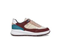 Geox D PG1X B ABX A Sneaker, Wine/Cream, 39 EU