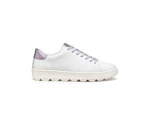 Geox Leder-Sneakers "Spherica Ecub" in Weiß - Größe 38 | Damen Sneakers