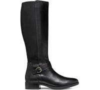 GEOX Damen Elasticated Kniehoher Stiefel Schwarz Schwarz 38