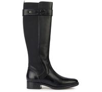Geox Leder-Stiefel "Felicity" in Schwarz - Größe 38 | Damen Stiefel