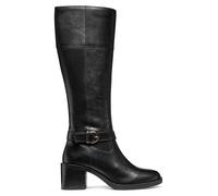 Geox Leder-Stiefel "Serilda" in Schwarz - Größe 40 | Damen Stiefel